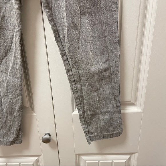 Grey Drawstring Linen Pants - XS - Picture 4 of 13